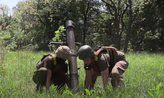Минометчики ВСУ. Фото: скрин youtube