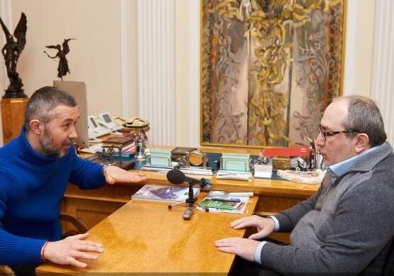 Геннадий Кернес и Сергей Бабкин, фото: пресс-служба Харьковского городского совета