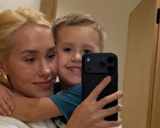 Даша Квиткова с сыном Львом, фото из соцсетей