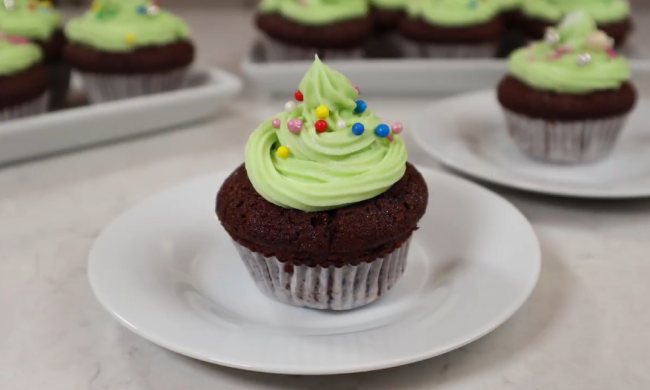 Рождественские мафины: фото скрин Ютуб