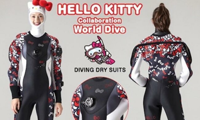 Японці виготовили костюм для підводників Hello Kitty