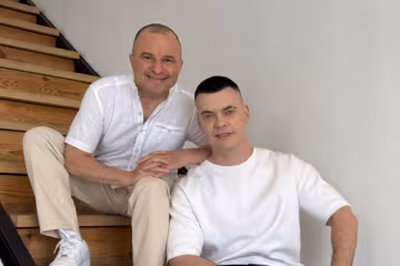 Віталій Лобач з дружиною Алевтиною