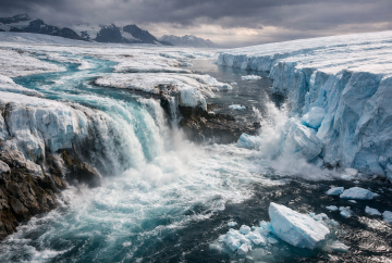 Таяние ледников в полярном регионе, изображение: Знай.ua