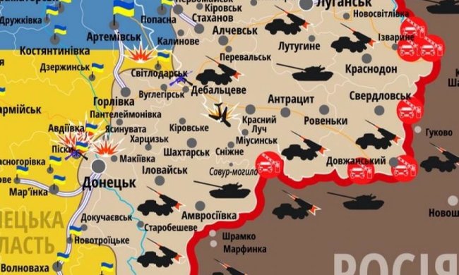Боевики сосредотачивают силы в Донецком направлении