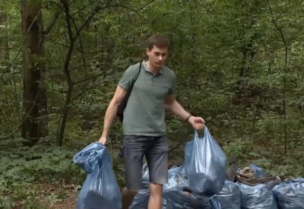 уборка леса, скриншот с видео