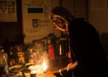 Украина без света, скриншот: YouTube