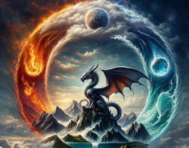 Дракон, символ 2024 року, фото Pinterest