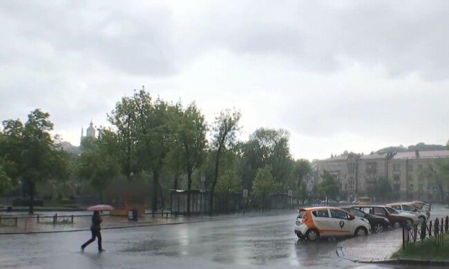 Злива, фото: скріншот з відео
