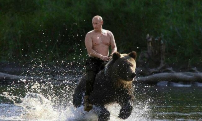 Путін на ведмеді розсварив олімпійського спортсмена з колегами