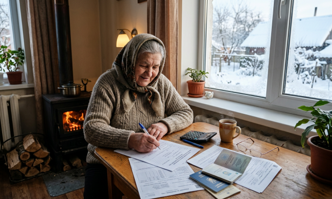Субсидія на зиму. Фото: згенероване ШІ