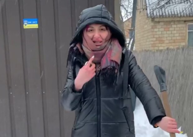 Анастасия Покрыщук, скрин с видео