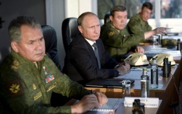 Запад-2017: Путина заметили на военном полигоне