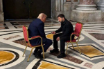 Дональд Трамп та Володимир Зеленський, кадр з відео