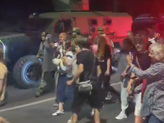 Драка с ТЦК, кадр из видео