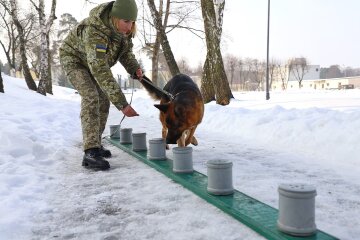 Кінолог Оксана Бойко: фото: facebook.com/DPSUkraine/