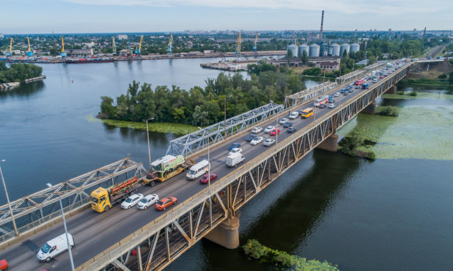 В Днепре придумали, как разгрузить движение после перекрытия Нового моста: детали