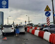 Серьезное ДТП парализовало движение в Киеве: проспект кишит автомобилями