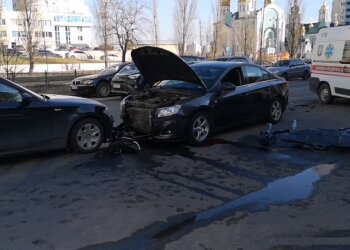 ДТП у Києві, скріншот з відео