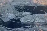 Антоновский мост, после попаданий ВСУ. Фото: скриншот Youtube