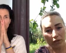 Маша Єфросиніна та Яна з Бучі, кадр з відео