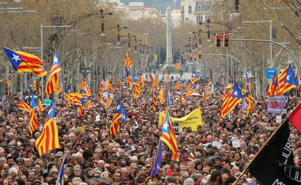 Мільйонні протести: Каталонія оголосила продовження боротьби за незалежність