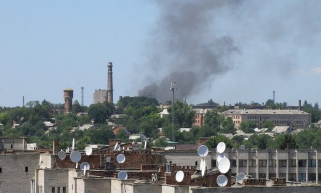У Жмеринці загорілася ТЕЦ (фото)