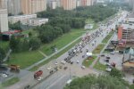 Москву затопило, фото: twitter