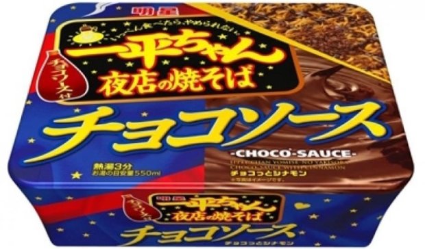 Японцы выпустили шоколадную лапшу