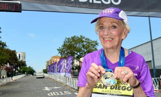 Американка в 92 роки пробігла 42 кілометри