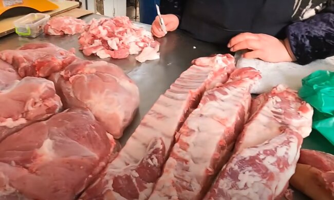 Ціни на м'ясо, скріншот з відео