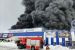пожар в "Эпицентре" в Николаевской области, фото: ГСЧС