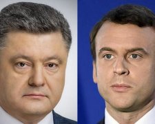 Порошенко поскаржився Макрону на бешкетування Путіна на Донбасі
