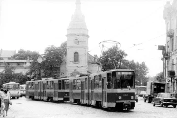 Перехресь Шевченко и Городоцкой, 1980-е годы