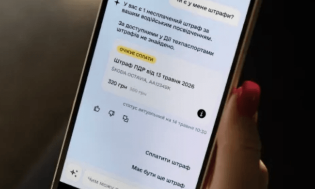 Штрафи за паркування в застосунку Дія