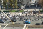 Вкладники "Дельта банку" перекрили дорогу на Хрещатику (фото)
