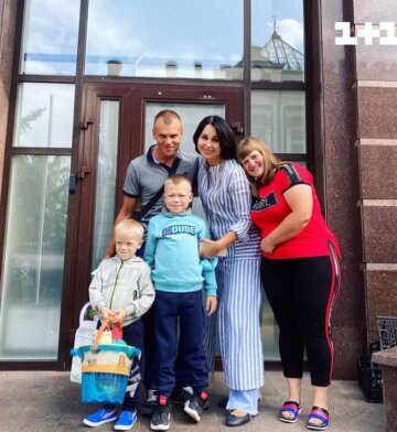 Наталья Мосейчук и семья Юрия Синицы, instagram.com/1plus1_ua