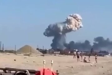 Вибухи у Криму, фото: скріншот із відео