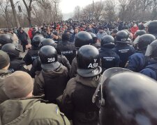 Протесты в Новых Санжарах, фото:poltava.to