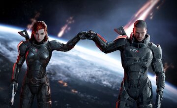 Командир Шепард з Mass Effect, скріншот: YouTube