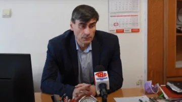 Тарас Кобрин, кадр из репортажа ТРК РАІ