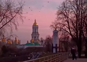 Церковь, Киев, кадр из видео