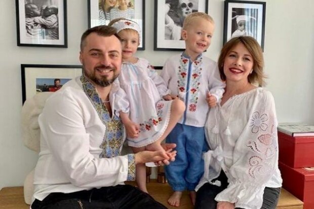Олена Кравець з сім'єю, фото з Instagram