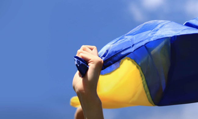 Флаг Украини, изображение из свободных источников