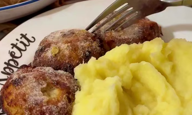 Котлеты из трески, кадр из видео