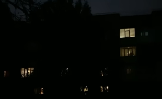 Відключення світла, скріншот з відео