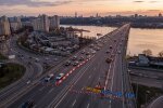 Південний міст Київ перекриття руху