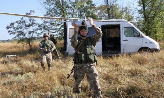 Аеророзвідка показала бази бойовиків біля бійців АТО (фото)