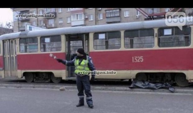 Трамвай переїхав жінку у Дніпропетровську (фото)