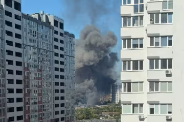 Последствия атаки России по Киеву 9 сентября, фото: Знай.ua