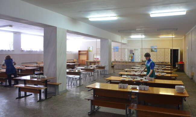 Школьная столовая, фото: school159.com.ua